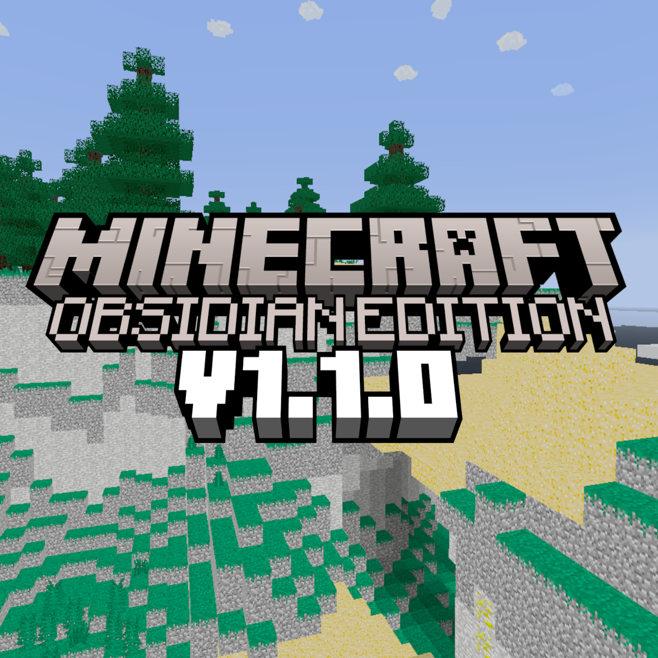 Minecraft Obsidian Edition Logo